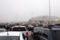 Fog greets Hamvention visitors Friday morning.